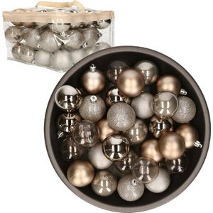 Cosy&Trendy Kerstballen - 48 stuks - 6cm - kunststof