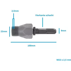 Silverline 4 Delige Vierkante Gaten Beitel Set 6 - 16 Mm