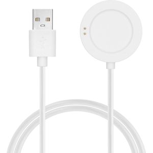 kwmobile USB-oplaadkabel geschikt voor Xiaomi Watch S2 (42mm / 46mm) kabel - Laadkabel voor smartwatch - in wit