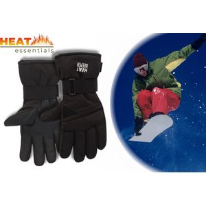 Snowboard Handschoenen - Zwart L/XL - Thermo Handschoenen - Unisex - Handschoenen Wintersport - Snowboard Handschoenen Heren - Snowboard Handschoenen Dames