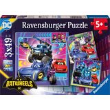 Ravensburger puzzel Batwheels - Drie puzzels - 49 stukjes - kinderpuzzel