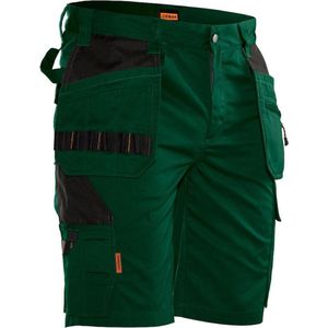 Jobman Practical 2722 Korte Werkbroek Holsterpockets - Mannen - Bosgroen/Zwart - 56