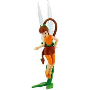 Disney Speelfiguurtje elf Noa met los blad - Peter Pan - Tinkerbel - 7 cm
