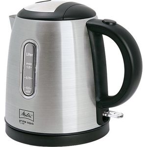 Melitta Prime Aqua Mini Top Waterkoker 1L 2200W RVS/Zwart