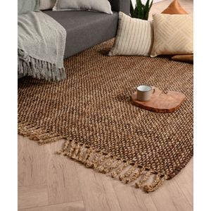 Jute vloerkleed Chunky - Boho & me - bruin/naturel 60x120 cm