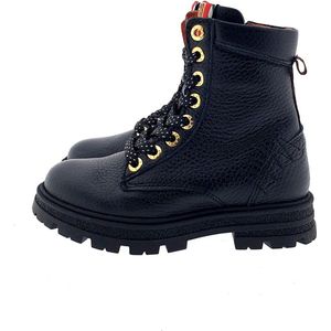 Red-Rag 12438 veter boots zwart, 33