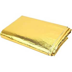 Thermische Isolatie Reflecterende Plakband Zelfklevend Reflecterend Goud Hitteschildwikkelband voor Hoge Temperaturen - Draden Omwikkelen .