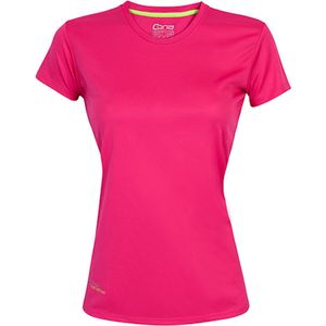 Damessportshirt 'Evolution Tech Tee' met korte mouwen Magenta - XL