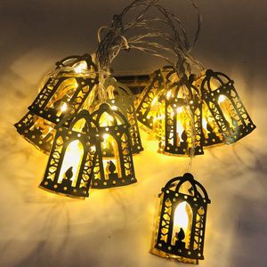 Ramadan decoratie - Ramadan lichtjes - Decoratieve feeënlamp voor Ramadan - 10 leds - Batterij - Islam - Ramadan lichtketting - Eid Mubarak-licht - Lantaarns - Ster - Maan - Marokkaanse bal - Decoratie voor ramadanfeest - Bruiloft