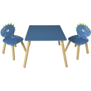 Home deco kids - Kindertafel met 2 Dinosaurus stoeltjes