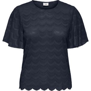 Jacqueline de Yong Blouse Jdylarna Lace Top Jrs 15345051 Navy Blazer Dames Maat - S