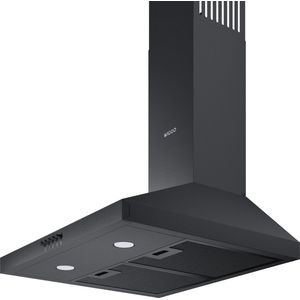 Wiggo WE-D530P(B) - Wandschouw Afzuigkap - 50cm - Zwart