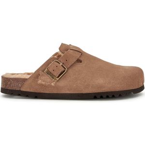 SCHOLL OLIVIER NEW F Suede SA Heren Clogs - Taupe - Maat 42