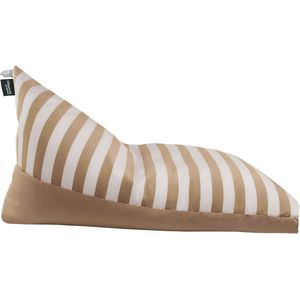 Zitzak Piramide XXL voor Binnen en Buiten - Beige