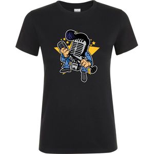 Klere-Zooi - The Microphone King - Dames T-Shirt - S