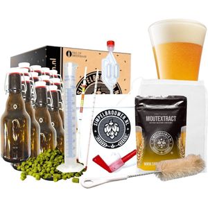 SIMPELBROUWEN® - Compleet Weizen - Bierbrouwpakket - Zelf bier brouwen pakket - Startpakket - Gadgets Mannen - Cadeau - Cadeau voor Mannen en Vrouwen - Bier - Verjaardag - Cadeau voor man - Verjaardag Cadeau Mannen
