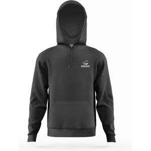 Zwarte hoodie | Merk: Bearzfoot | Print: Logo | Maat: M