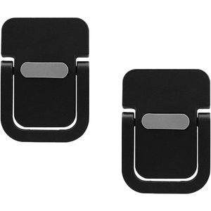 Draagbare toetsenbordverhoger 2 stuks zelfklevende mini-laptopstandaard opvouwbare laptoppoten met anti-slip siliconen gekantelde toetsenbordhouder voor smartphone iPad laptop