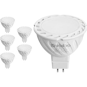 Ledlampen GU5.3 MR16 2700 K warmwit 375 lm niet dimbaar 5 W - energiezuinige verlichting voor inbouwlampen - pak van 6 .