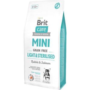 Brit Care Grainfree Mini Light & Sterilised Rabbit & Salmon 7 kg - Hond