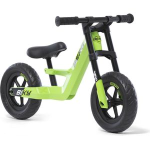 BERG Biky Mini Green Loopfiets - 10 inch - Lichtgewicht frame van magnesium - 2 tot 5 jaar - Groen