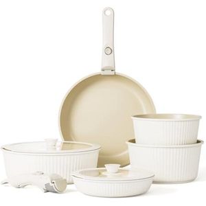 Selbro ® Keramische inductie pannen en pannen set - 16 delig