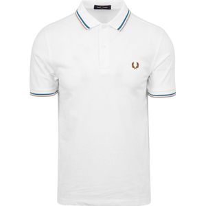 Fred Perry Polo M3600 Wit V21 - Maat XL - Heren