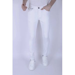 Nette Witte Heren Jeans Slim Fit Stretch -1089 - Wit