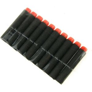 10 stuks Zwart kogels|pijlen|darts|ammo geschikt voor Nerf guns (Elite|N-Strike) Refill