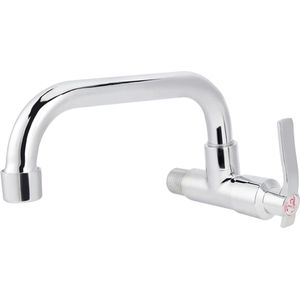 Enkele Koudwaterkraan Wandgemonteerde Wastafel Draaibaar - G1/2in Aanrechtkraan - Thuiskeuken Gebruik - LQ-3092 25 cm .