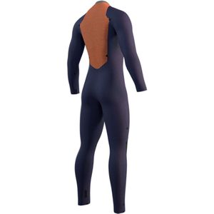 2025 Mystic Heren Star 4/3mm Rug Ritssluiting Wetsuit - B
