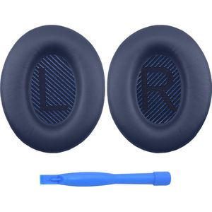 Vervangende Oorkussens voor Bose QuietComfort 35 (QC35) Bose Quiet Comfort 35 II (QC35 II) Over-ear Hoofdtelefoon van MMOBIEL - Protein PU Koptelefoon Oorkussens - Hoofdtelefoon Earpads – Blauw