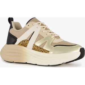 Blue Box dames dad sneakers beige goud - Maat 40 - Uitneembare zool