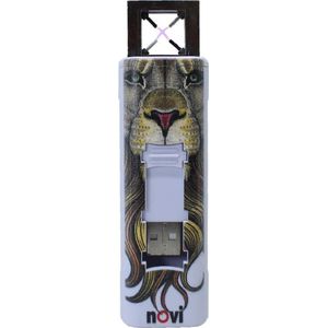 Elektrische Ixnite aansteker | USB oplaadbare plasma aansteker, Wind en Storm bestendig - Leeuw/lion