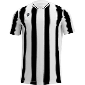 Macron Sceptrum Shirt Korte Mouw Kinderen - Wit / Zwart | Maat: 9-10 Y