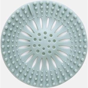Finnacle - Afvoerzeef - Zeefje | Afvoerfilter | Lichtblauw | Silicone | Afvoerstop voor Keuken en Badkamer | Anti-Haar | Anti-Verstopping | Ontstopper | Gootsteen Zeef