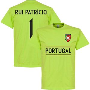 Portugal Rui Patricio Team T-Shirt - Licht Groen - L