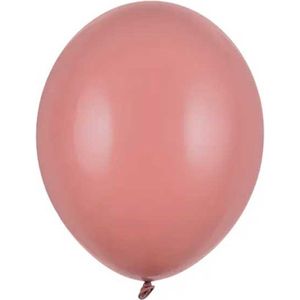 Partydeco - Ballonnen latex - Wild Rose 12 cm (100 stuks)