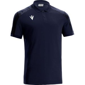 Macron Excellence Rock Polo Kinderen - Marine | Maat: 9-10 Y