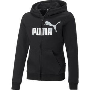 Puma Essential+ Logo Hooded Vest Junior