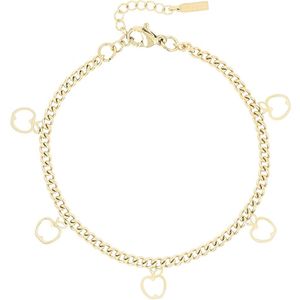 OOZOO Jewellery - Goudkleurige armband met appels - SB-1043