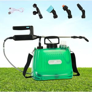 Allecto Plus - Elektrische Drukspuit voor Tuin - 8 liter - Accu-drukspuit met Nevelsproeiers - USB-Oplaadbaar - Telescoopstang - Verstelbare Schouderriem
