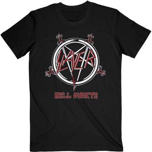Slayer Heren Tshirt -XL- Hell Awaits Tour Zwart