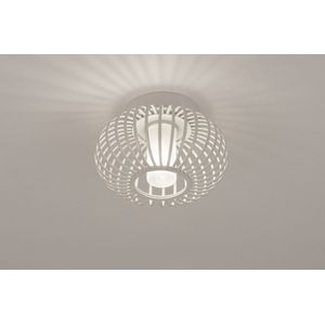Lumidora Plafondlamp 74286 - G9 - Wit - IJzer - Badkamerlamp - IP44 - 18 cm