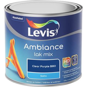 Levis Ambiance Lak Satin Mix - Clear Purple B80 - 0,5 L