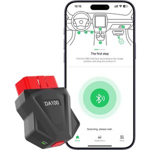 Auto OBD2 Scanner - Code Lezer Bluetooth Diagnosecomputer - Auto Accu Test - Foutcode wissen - Spanningstester - OBD2 Stekker met gratis app