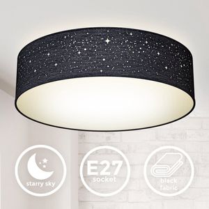 B.K.Licht - Kinderkamer lamp - plafonniére - sterrenhemel effect - Ø38cm - E27 fitting