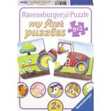 Ravensburger Op de Boerderij- My First Puzzles -9x2 Stukjes - Kinderpuzzel