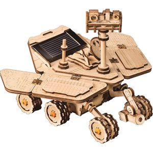 Robotime Opportunity Rover met zonnecel LS503 - Houten Modelbouw, Sinterklaas Speelgoed Kerst Cadeau - DIY, Sinterklaas Speelgoed Kerst Cadeau