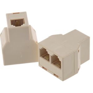 Telefoon Splitter RJ11 6p4c Female - 2x RJ11 6p4c Female